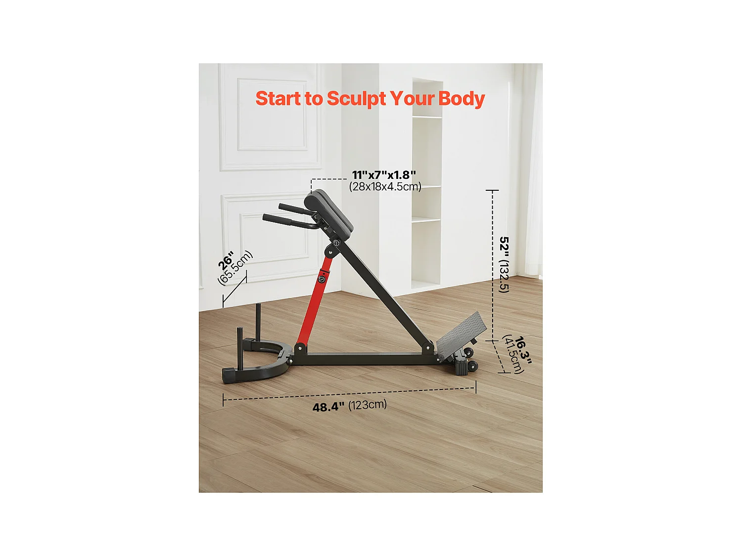 Banc d'Hyperextension SucceBuy du Dossier de la Chaise Romaine, Multifonction et Réglable