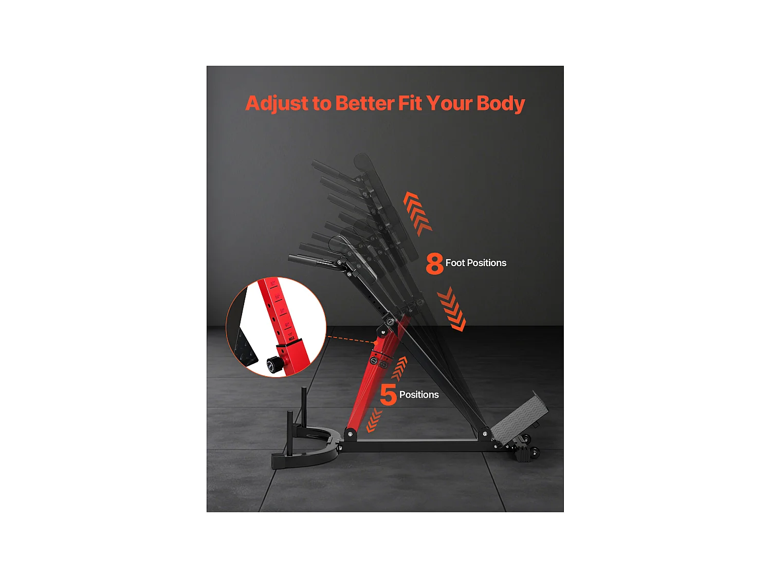 Banc d'Hyperextension SucceBuy du Dossier de la Chaise Romaine, Multifonction et Réglable