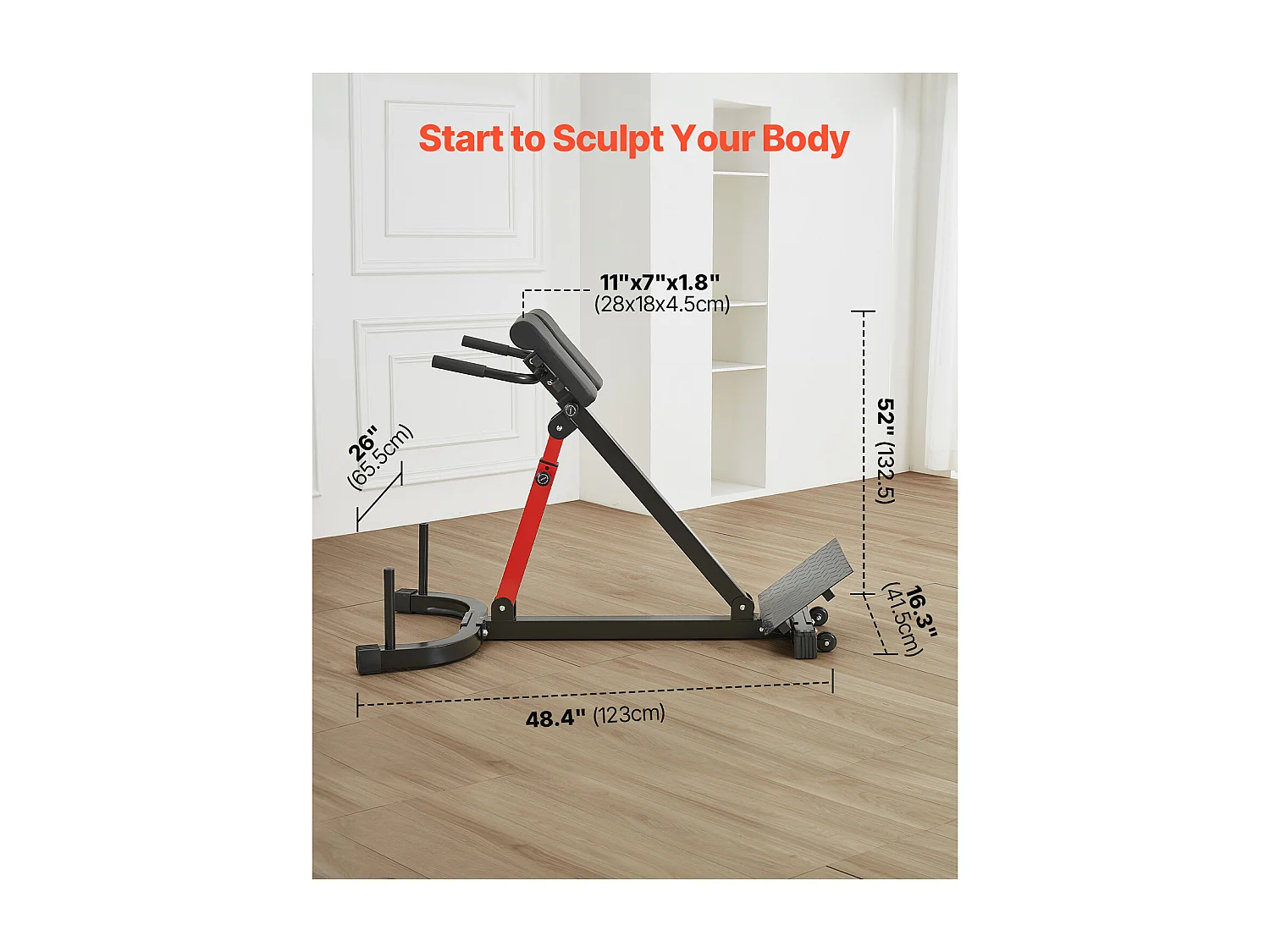 Banc d'Hyperextension SucceBuy du Dossier de la Chaise Romaine, Multifonction et Réglable