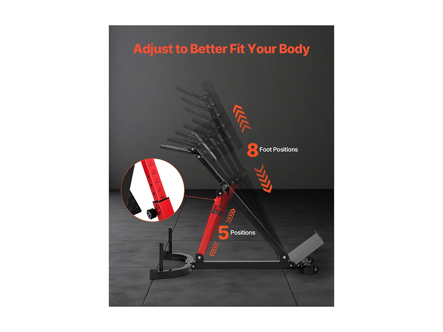 Banc d'Hyperextension SucceBuy du Dossier de la Chaise Romaine, Multifonction et Réglable