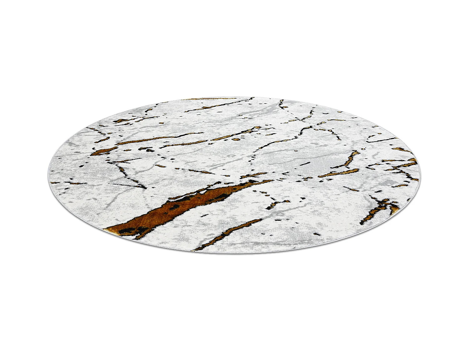 Teppich ALLURE 1963 Kreis Marmor - Strukturell, stilvoll, glamourös w cercle 150 cm