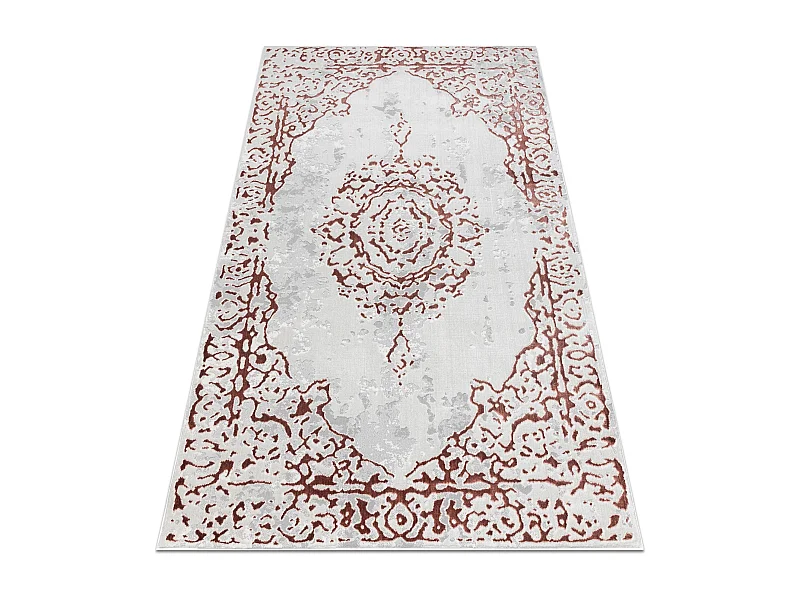 Dywan ALLURE 1961 Ornament, ramka - Strukturalny, stylowy, glamour bia 180x270 cm