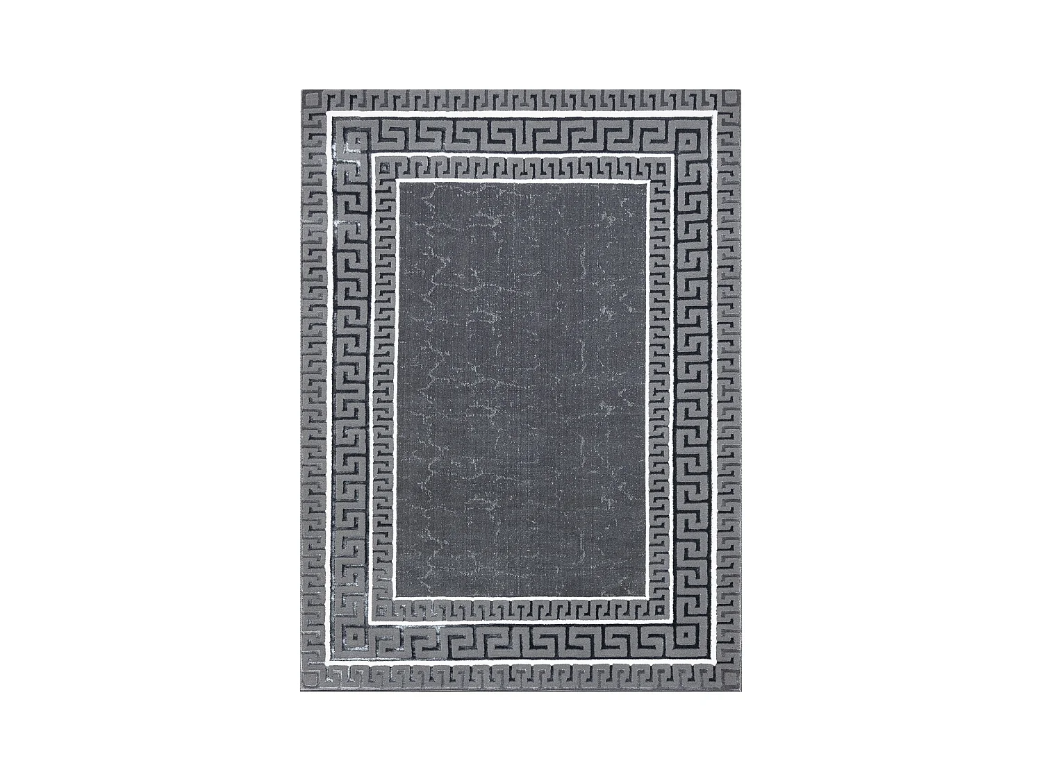 Tapijt ALLURE 1960 Grieks sleutel, frame - Structureel, stijlvol, glam 120x170 cm