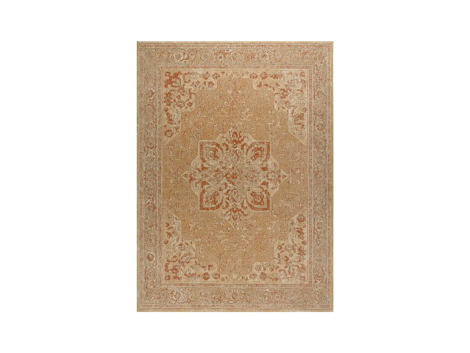 Tapis en laine LEGEND 468 03 GB700 OSTA - Rosace, cadre, exclusif beig 200x300 cm