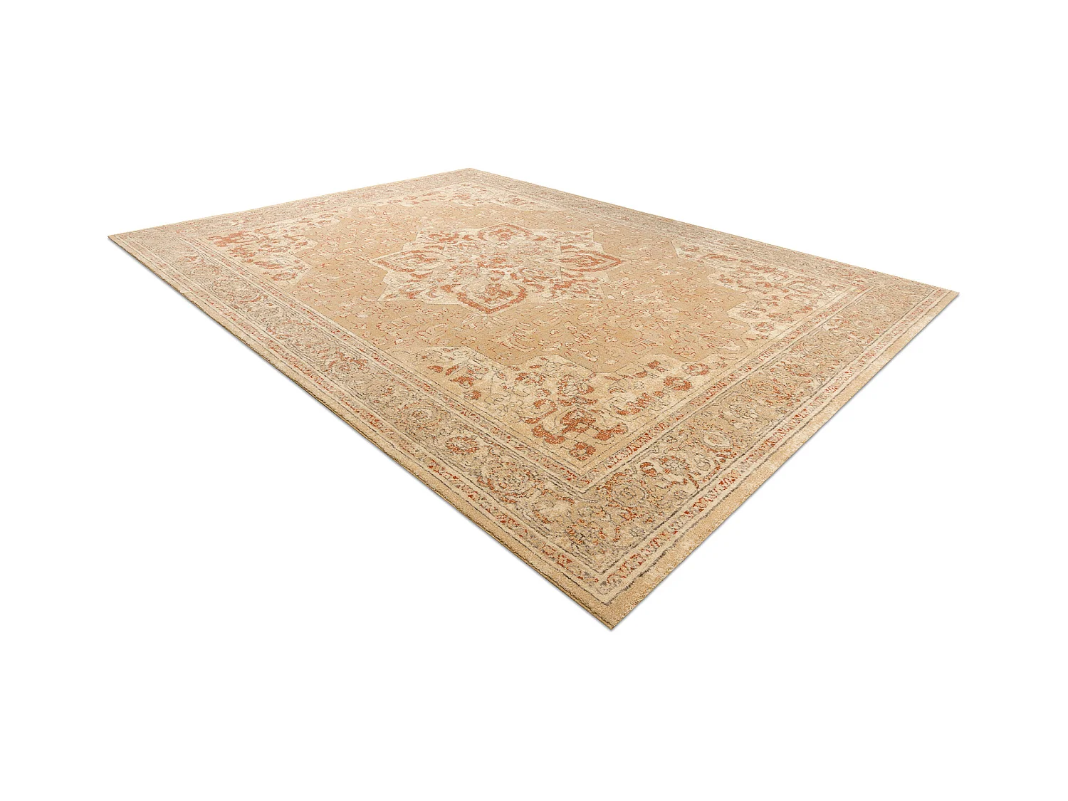 Tapis en laine LEGEND 468 03 GB700 OSTA - Rosace, cadre, exclusif beig 200x300 cm