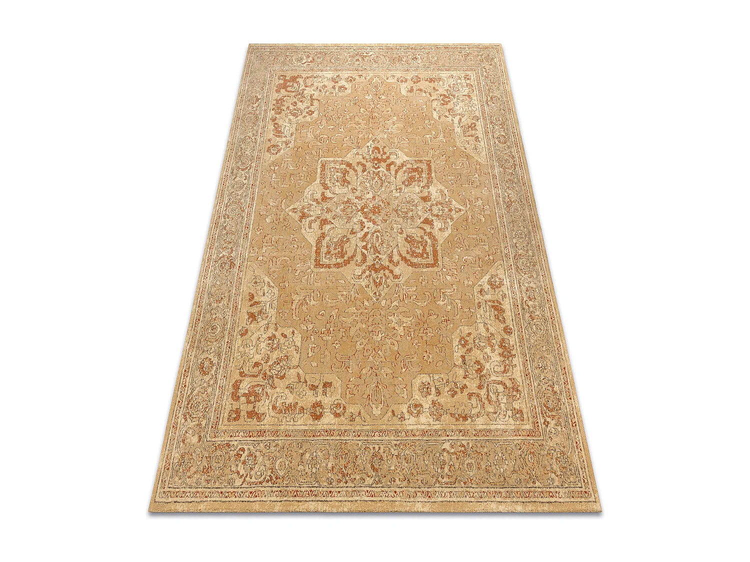 Tapis en laine LEGEND 468 03 GB700 OSTA - Rosace, cadre, exclusif beig 200x300 cm