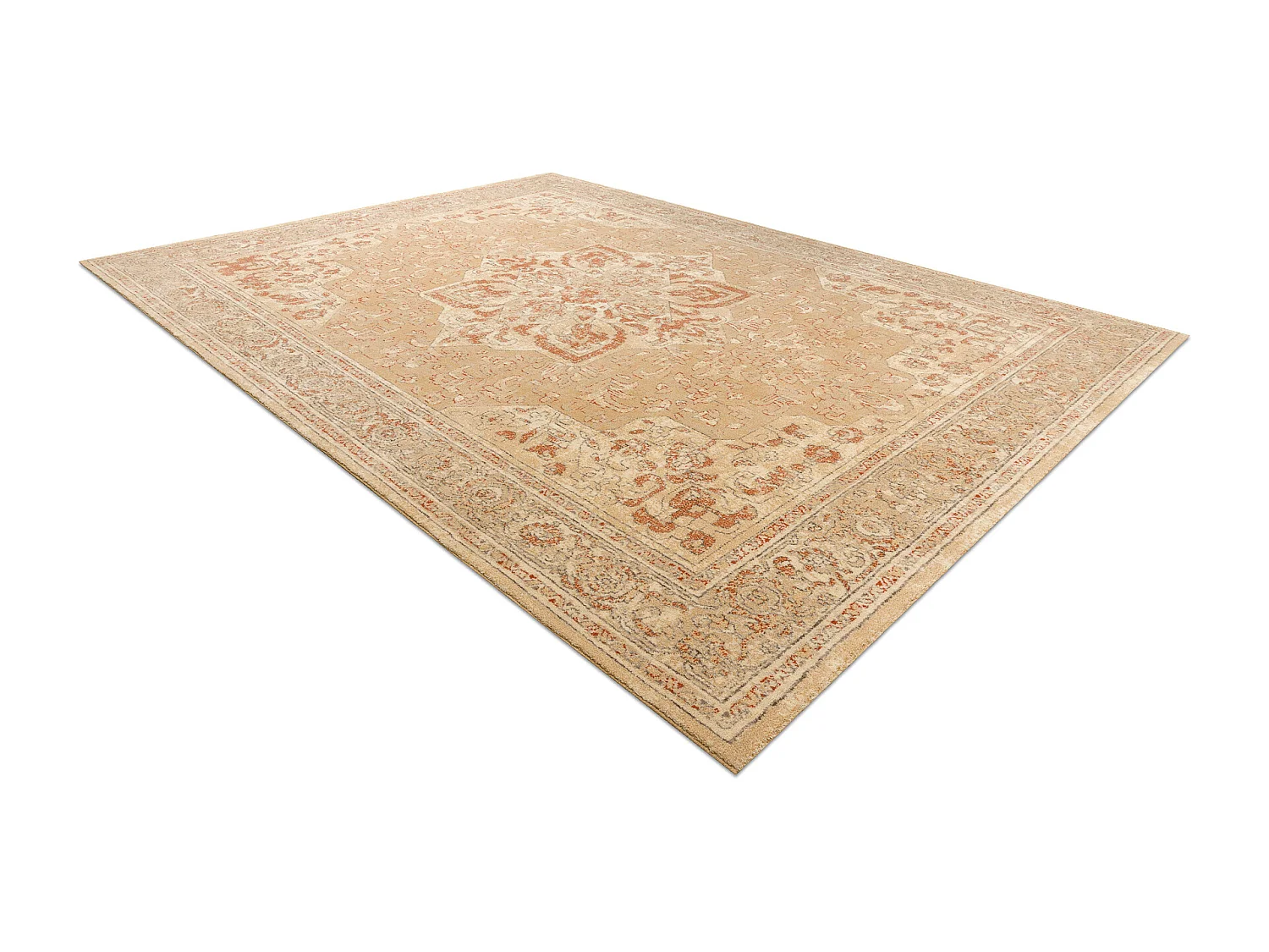 Tapis en laine LEGEND 468 03 GB700 OSTA - Rosace, cadre, exclusif beig 240x340 cm