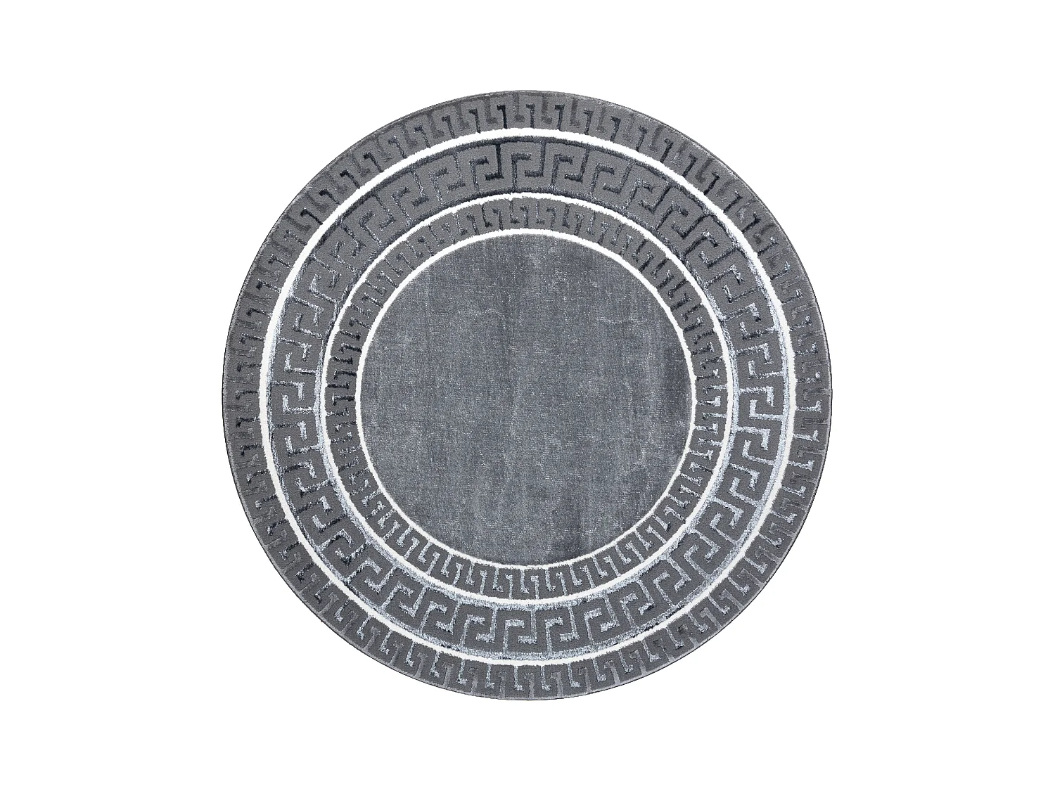 Tapis ALLURE 1960 cercle, Clé grecque, cadre - Structurel, élégant, cercle 150 cm