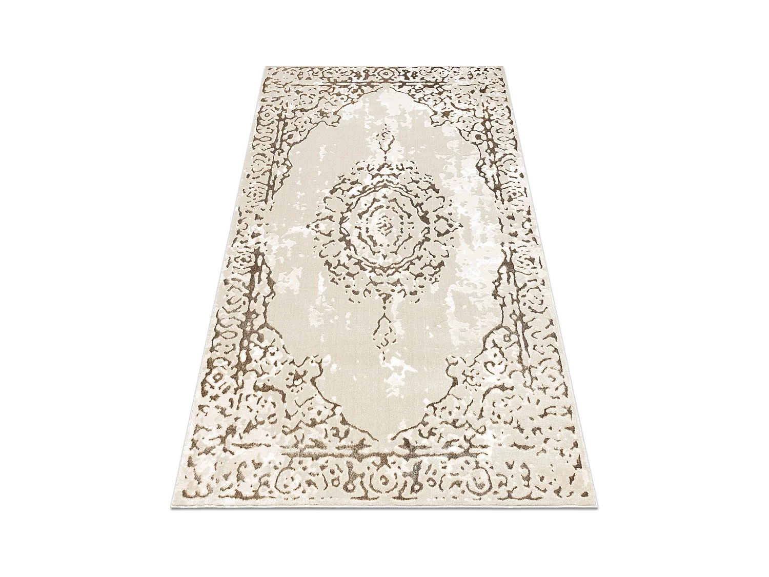Tapis ALLURE 1961 Ornement, cadre - Structurel, élégant, glamour cr� 120x170 cm