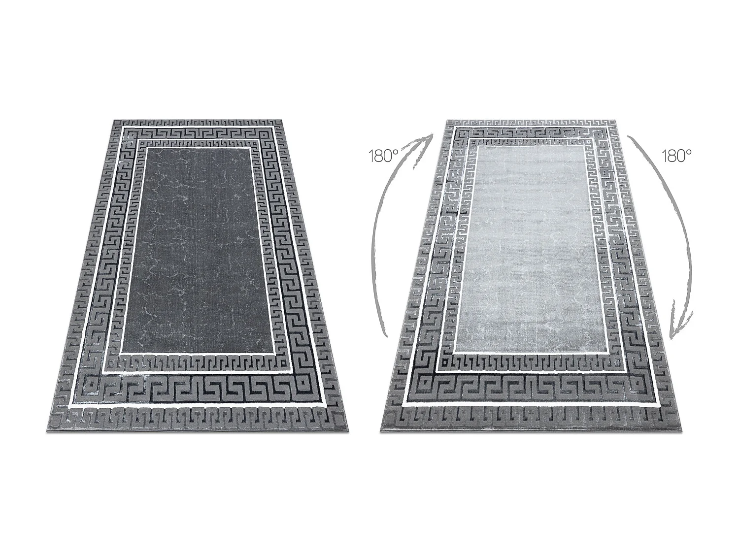 Tapis ALLURE 1960 Clé grecque, cadre - Structurel, élégant, glamour 280x370 cm