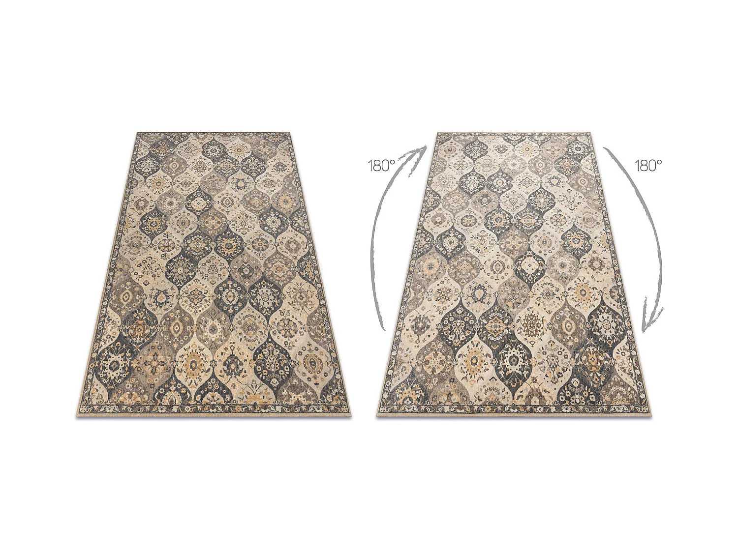 Tapis en laine LEGEND 468 05 GB500 OSTA - oriental, exclusif beige / g 240x340 cm