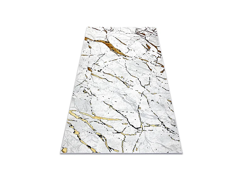 Teppich ALLURE 1963 Marmor - Strukturell, stilvoll, glamourös weiß / 160x220 cm