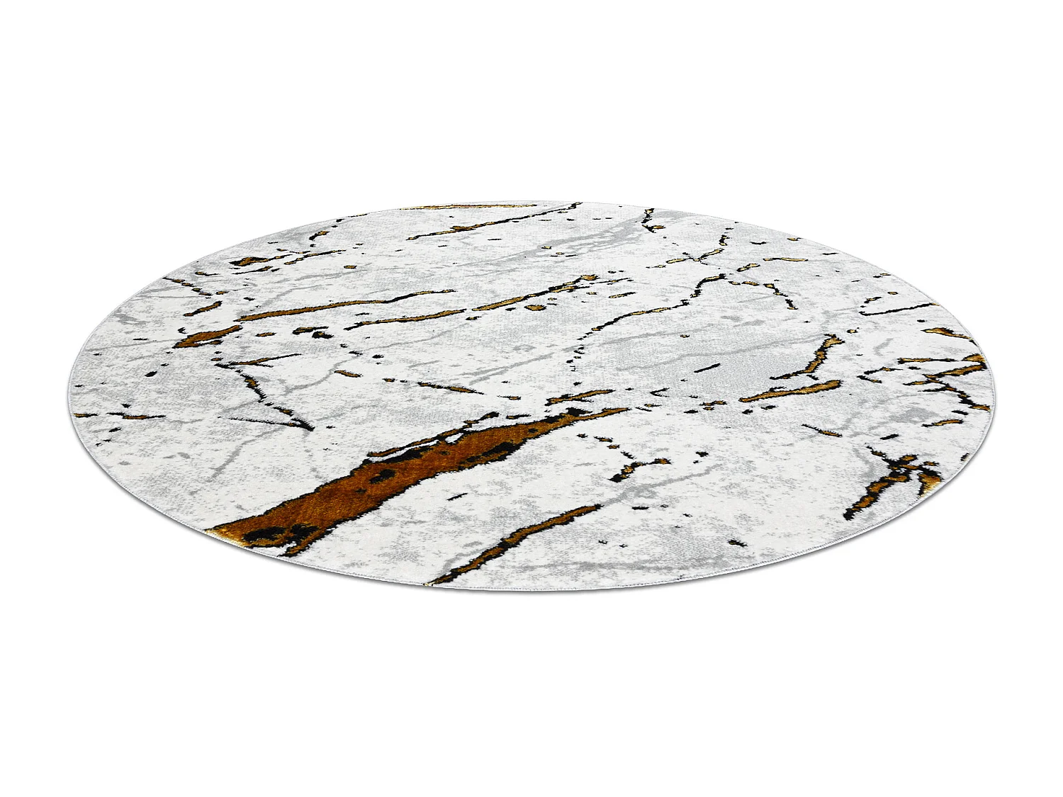 Tapijt ALLURE 1963 cirkel Marmeren - Structureel, stijlvol, glamour wi cercle 120 cm