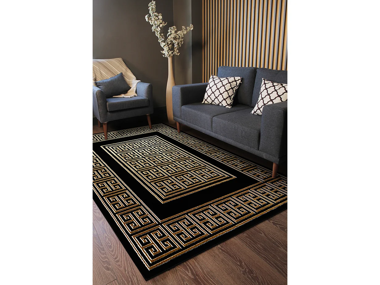 Tappeto ALLURE 1968 Chiave greca, telaio - Strutturale, elegante, glam 280x370 cm