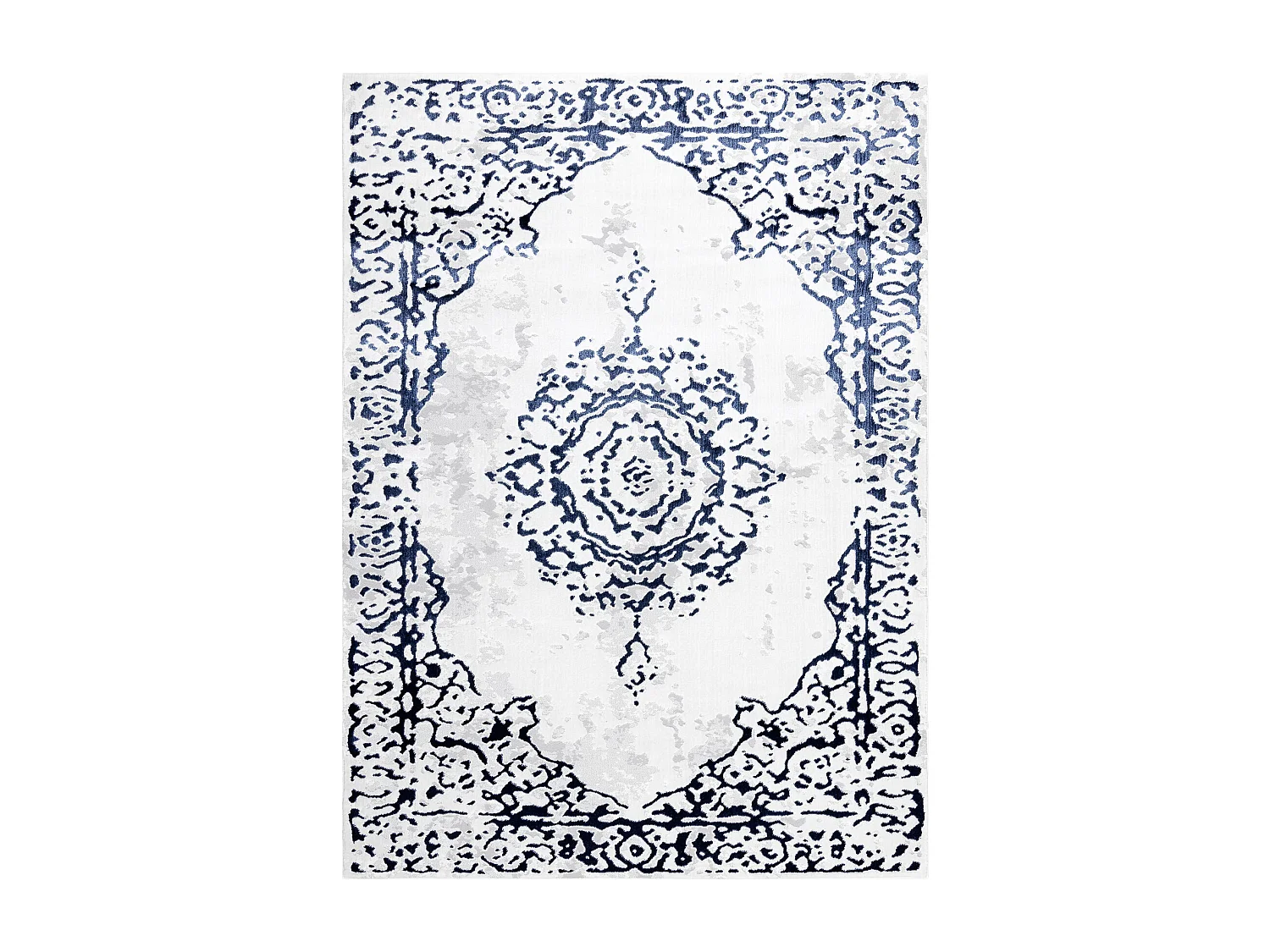 Dywan ALLURE 1961 Ornament, ramka - Strukturalny, stylowy, glamour bia 280x370 cm