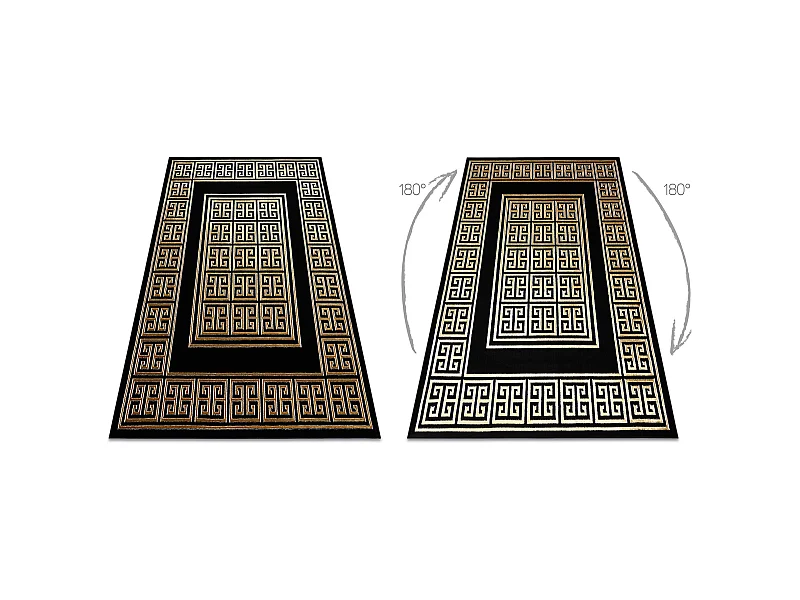 Teppich ALLURE 1968 Griechischer Schlüssel, Rahmen - Strukturell, sti 180x270 cm