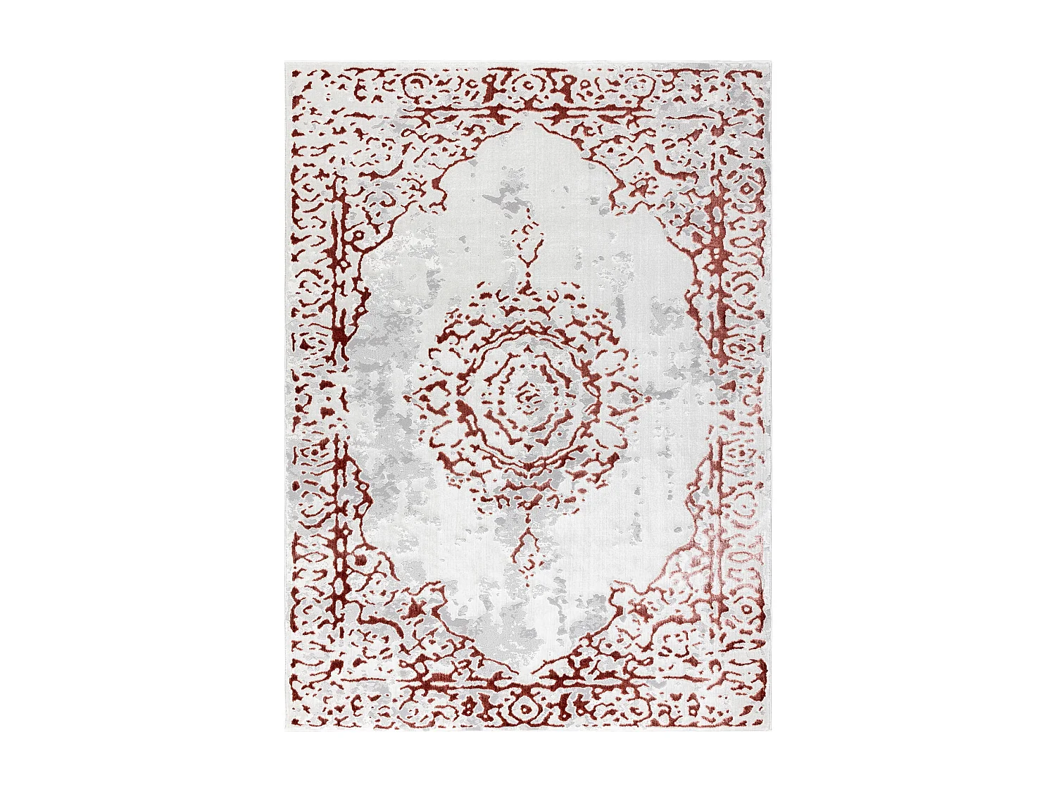 Dywan ALLURE 1961 Ornament, ramka - Strukturalny, stylowy, glamour bia 280x370 cm