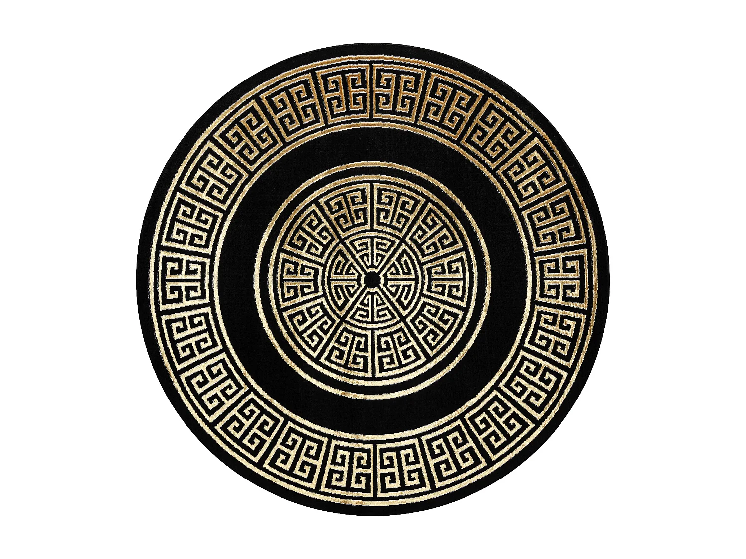 Tapijt ALLURE 1968 cirkel Grčki ključ, okvir - Structureel, stijlvol cercle 150 cm