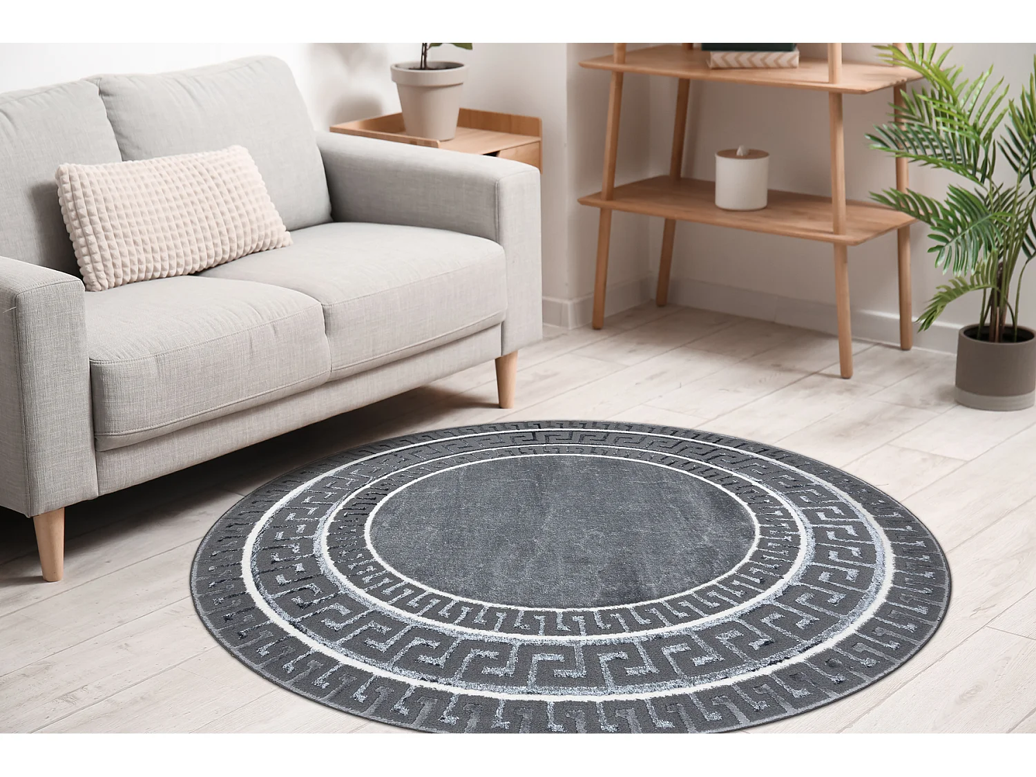 Tapete ALLURE 1960 cercle, Chave grega, quadro - Estrutural, elegante, cercle 100 cm