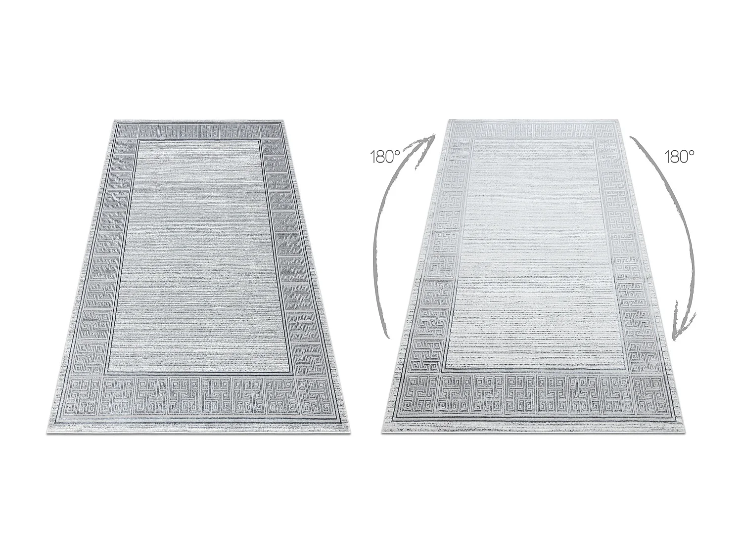 Tapis ALLURE 8783 Clé grecque, cadre - Structurel, élégant, glamour 140x190 cm