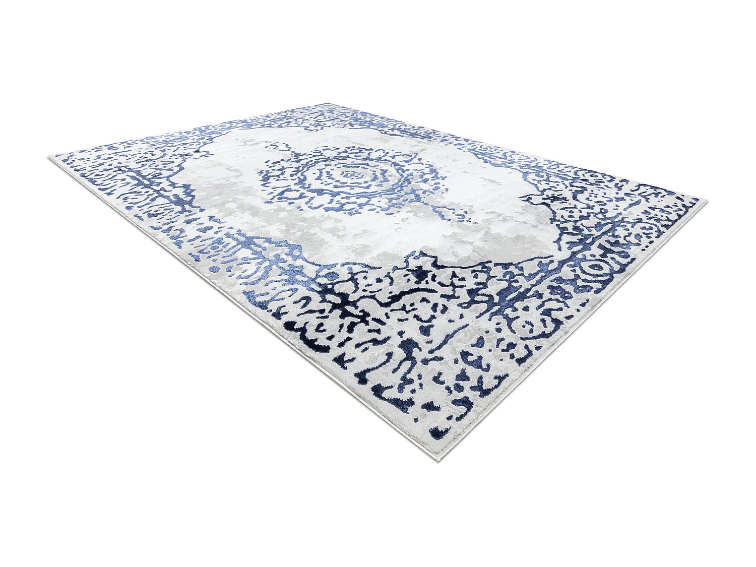 Dywan ALLURE 1961 Ornament, ramka - Strukturalny, stylowy, glamour bia 200x290 cm