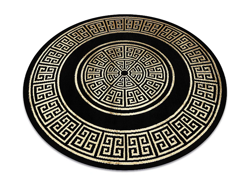 Alfombra ALLURE 1968 circulo Chave grega, marco - Estructural, elegant cercle 100 cm
