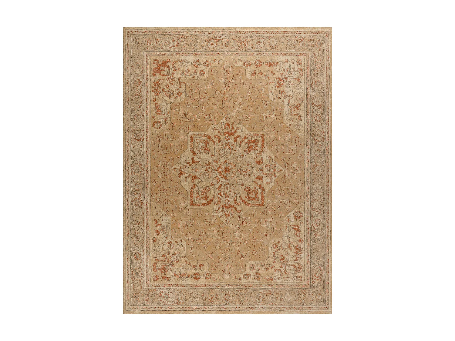 Tapis en laine LEGEND 468 03 GB700 OSTA - Rosace, cadre, exclusif beig 240x305 cm