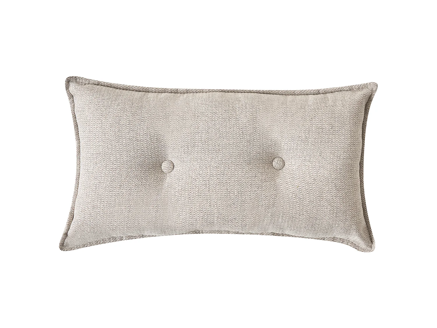 Canapé d'angle 3 places en coton beige DOLVA