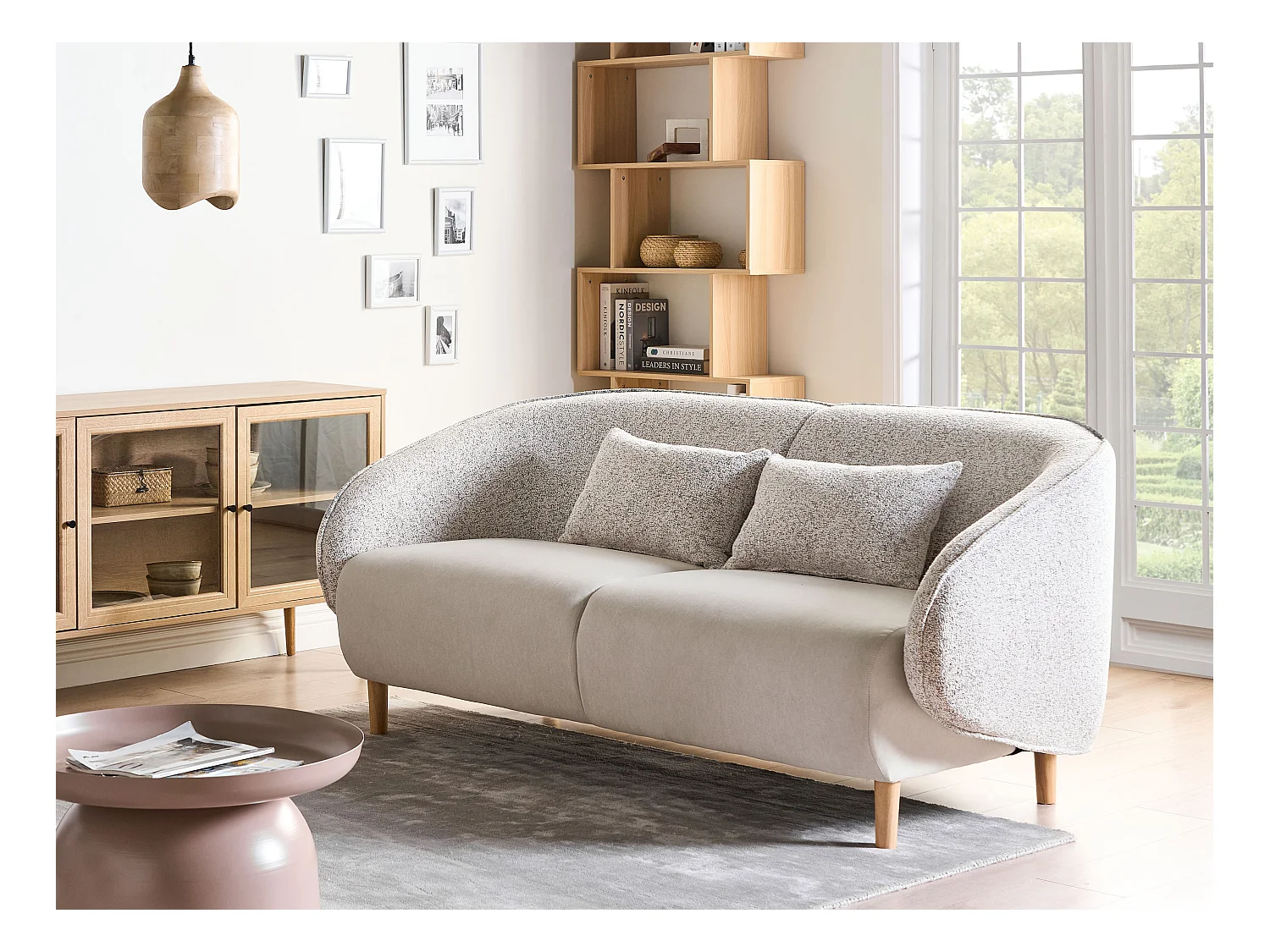 Bank UMEA Stof Lichtbeige