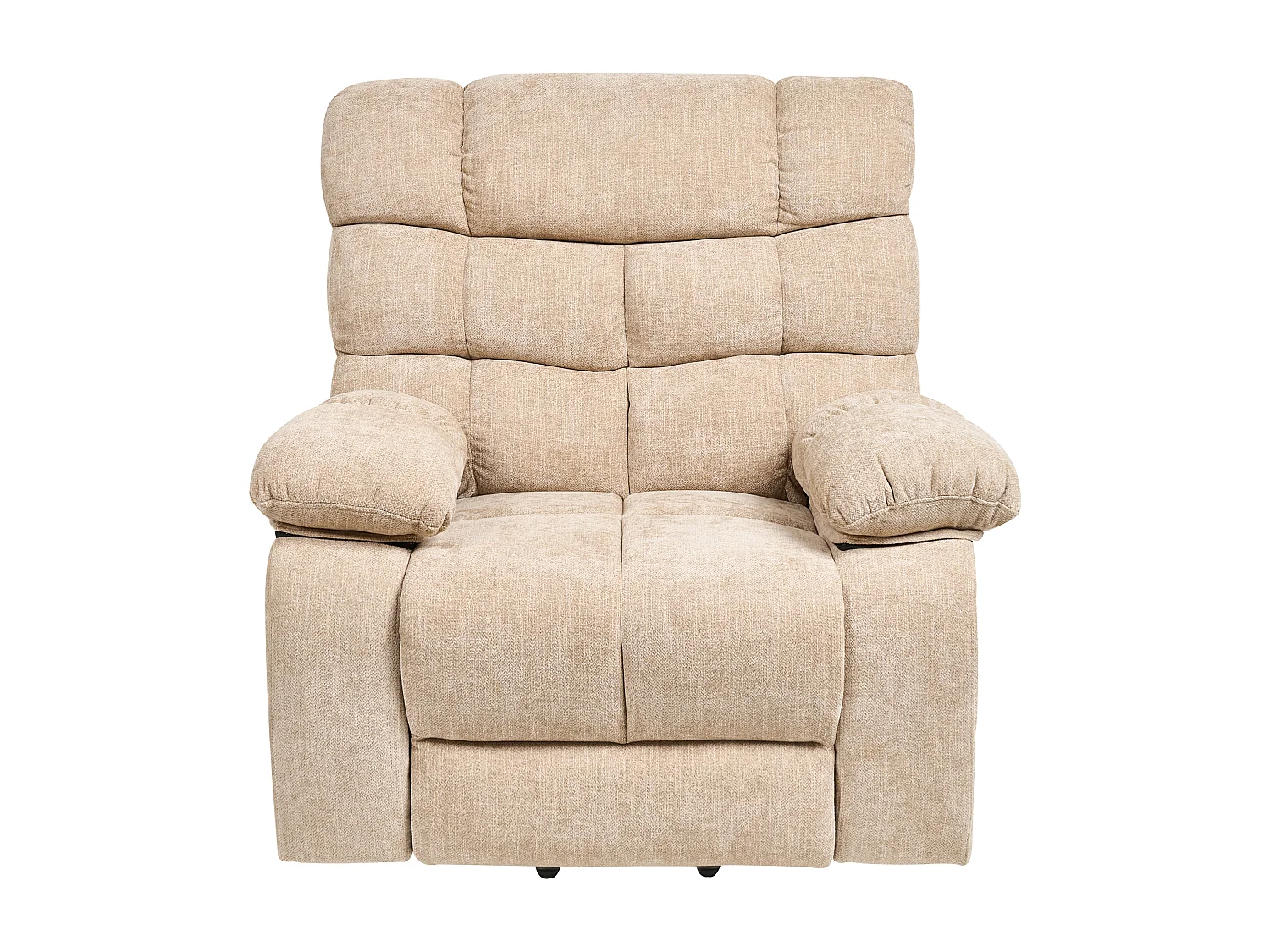 Fauteuil inclinable électrique ARES Repose-pieds inclus Tissu Beige