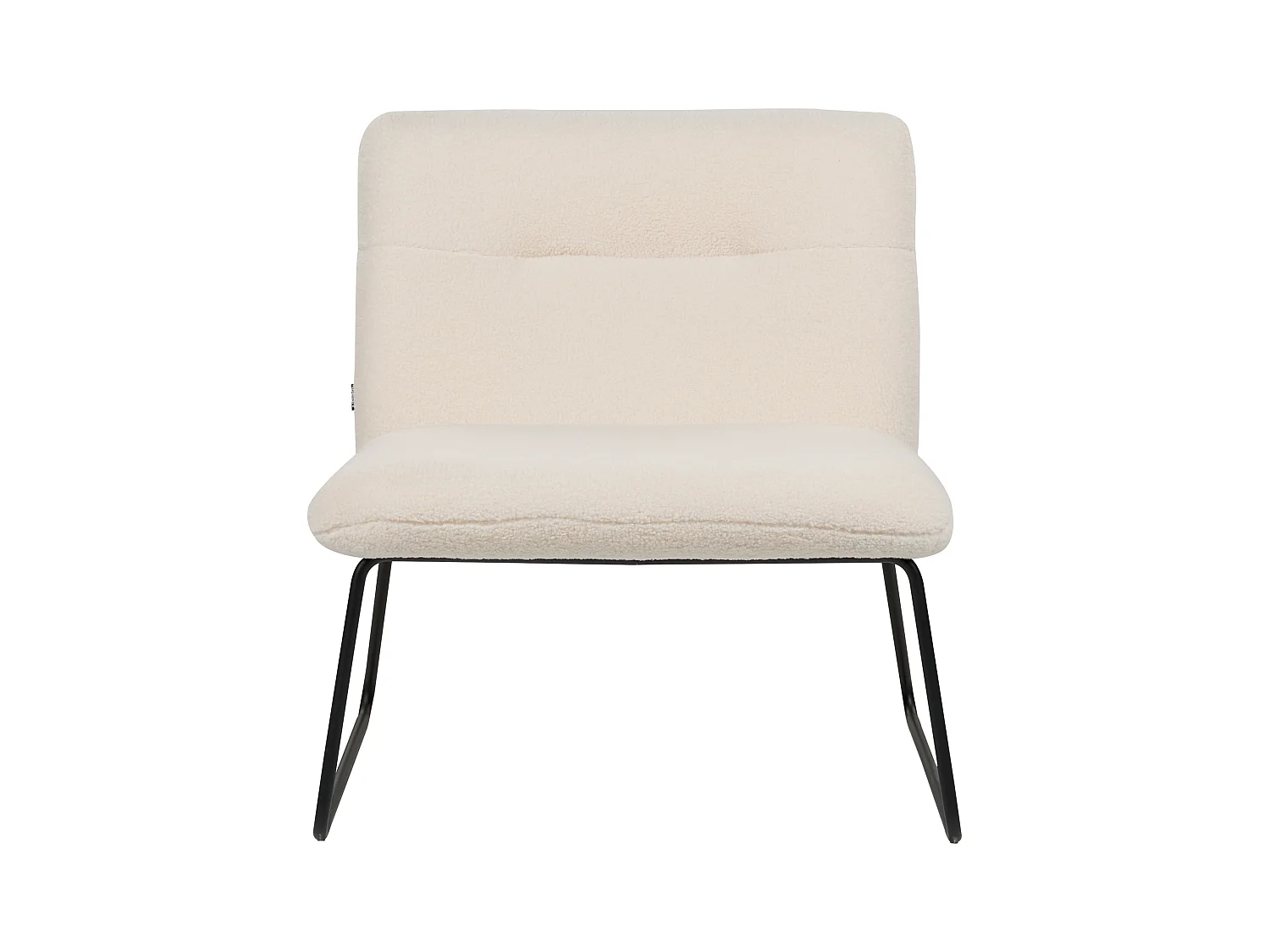 Fauteuil COTULLA Bouclé Blanc
