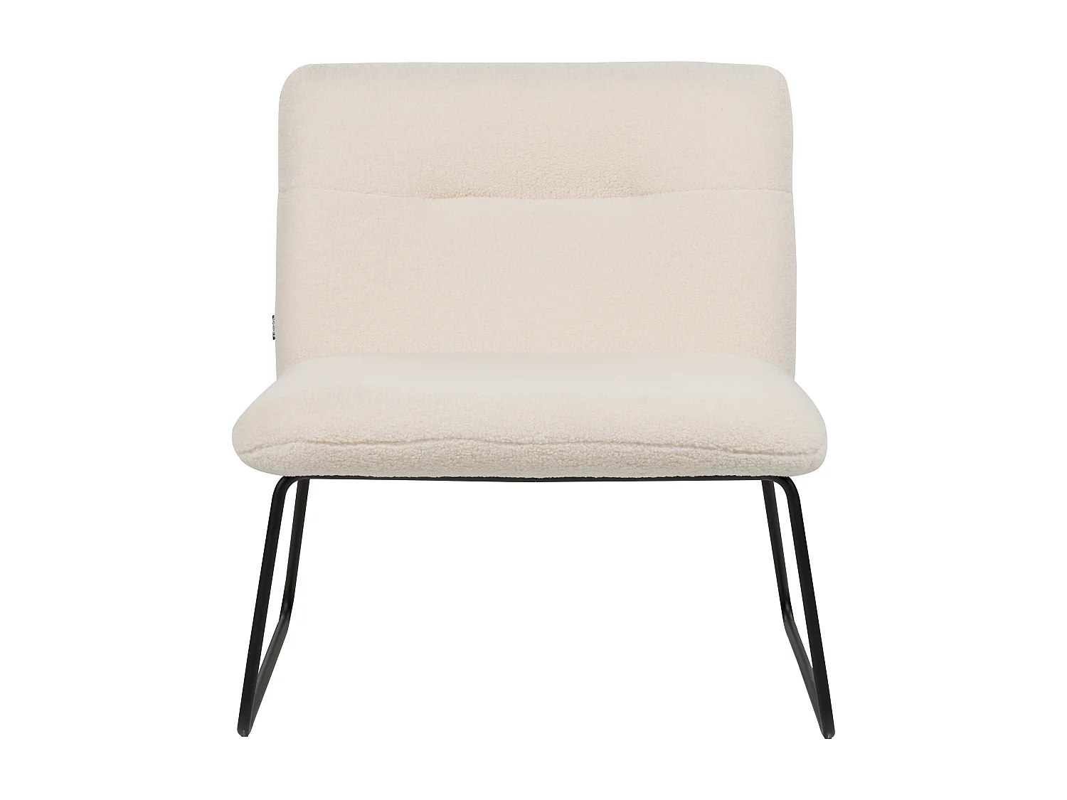 Fauteuil COTULLA Bouclé Blanc