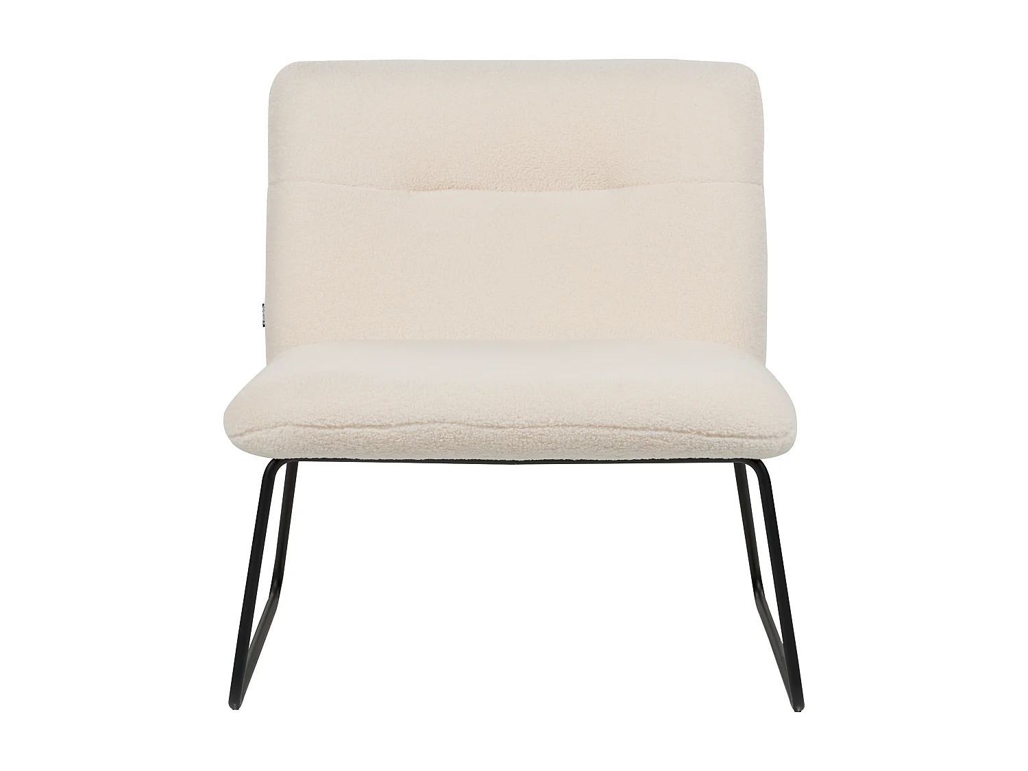 Fauteuil COTULLA Bouclé Blanc