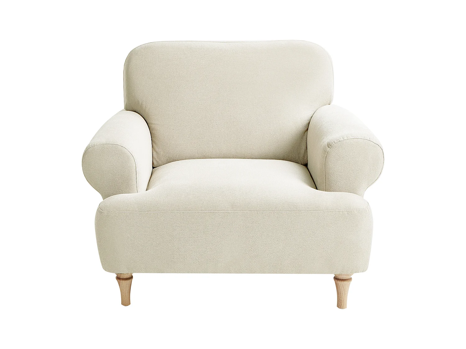 Fauteuil KIBERG Tissu Beige clair