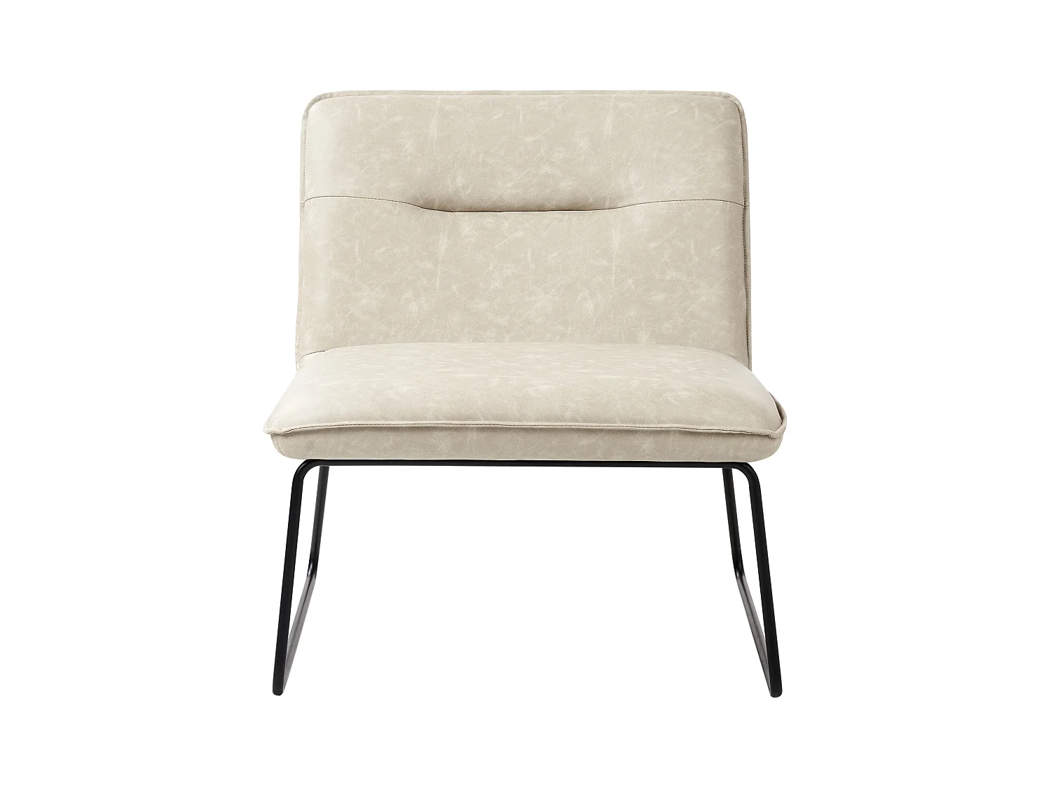 Fauteuil COTULLA Cuir PU Beige clair