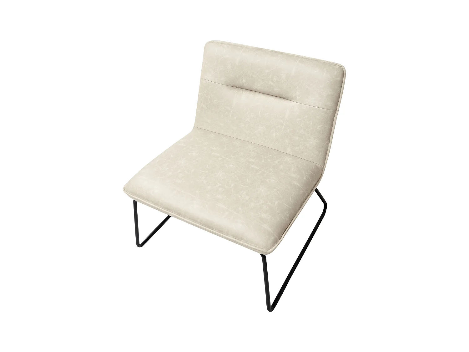 Fauteuil COTULLA Cuir PU Beige clair