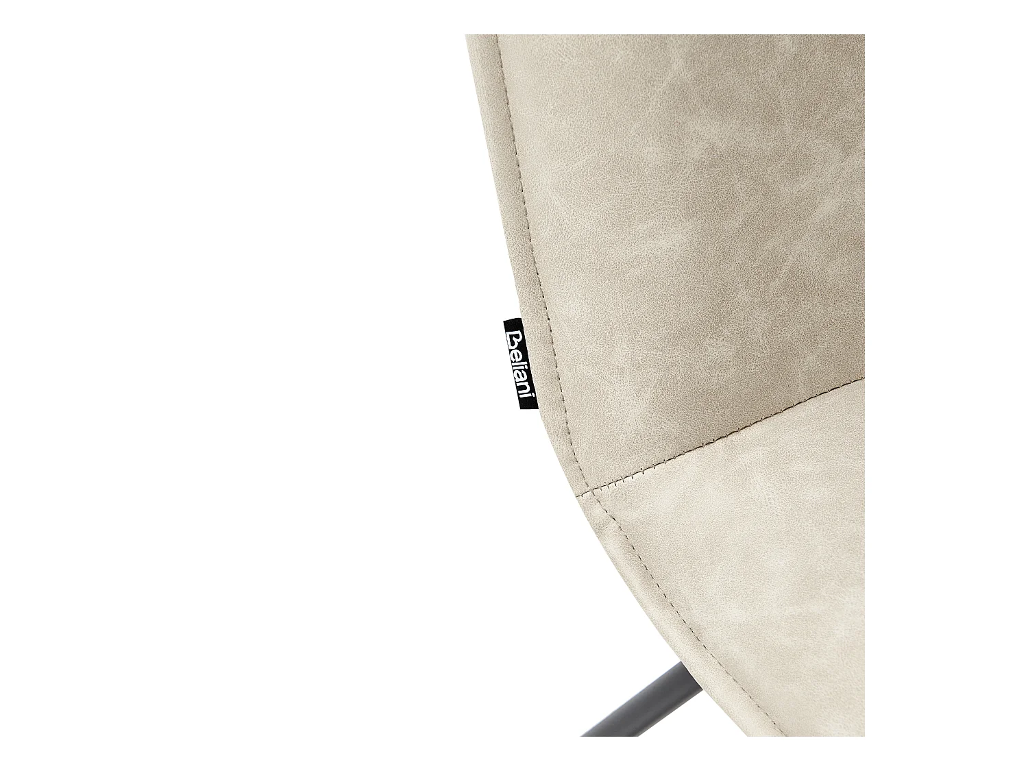 Fauteuil COTULLA Cuir PU Beige clair