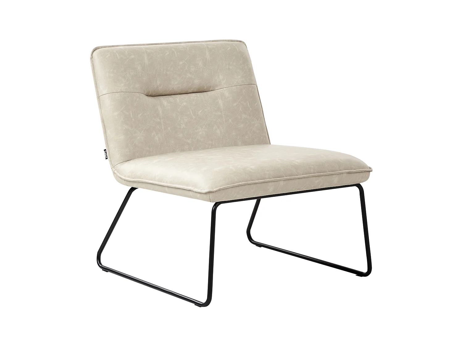 Fauteuil COTULLA Cuir PU Beige clair