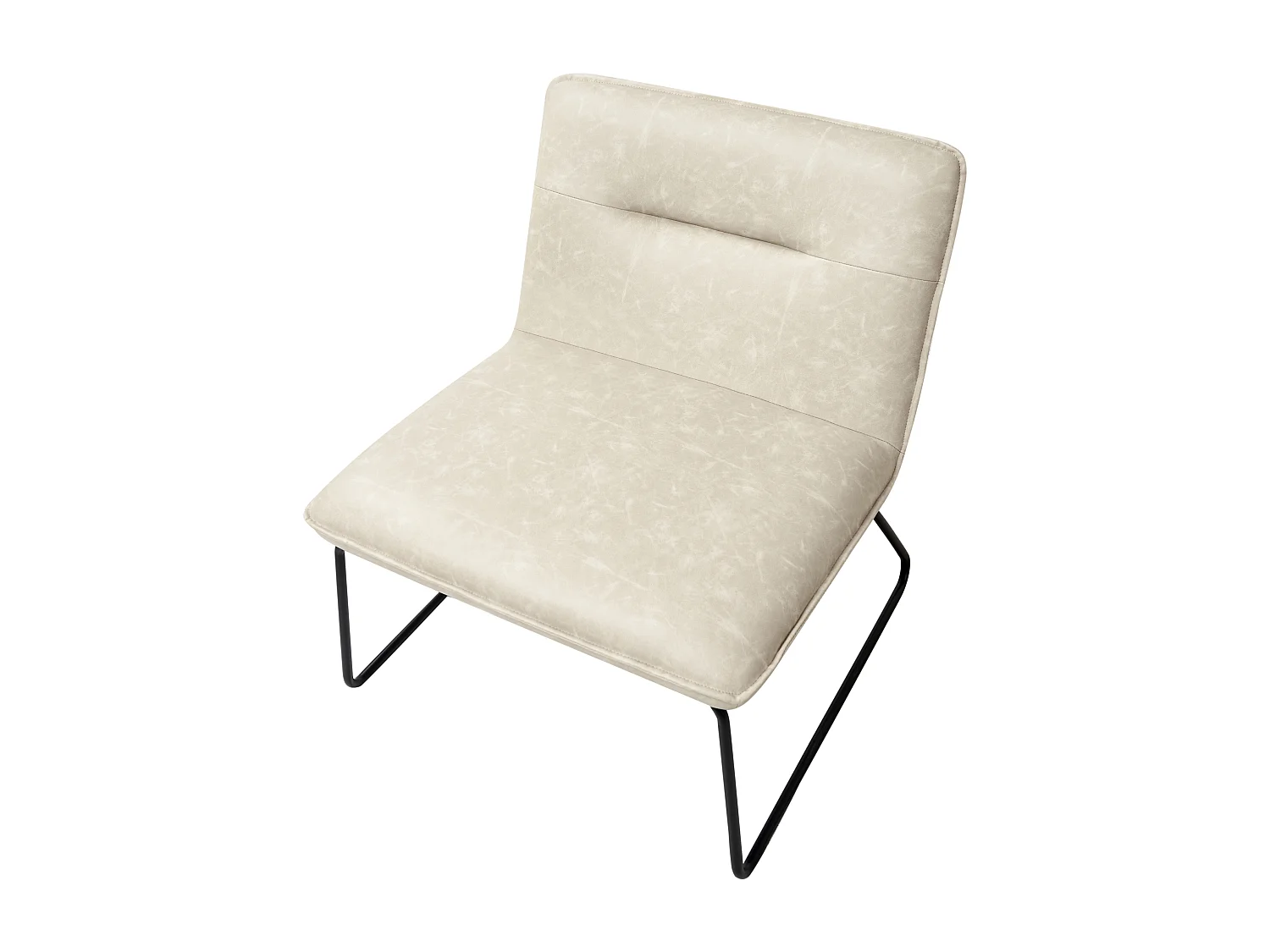 Sessel COTULLA Kunstleder Hellbeige