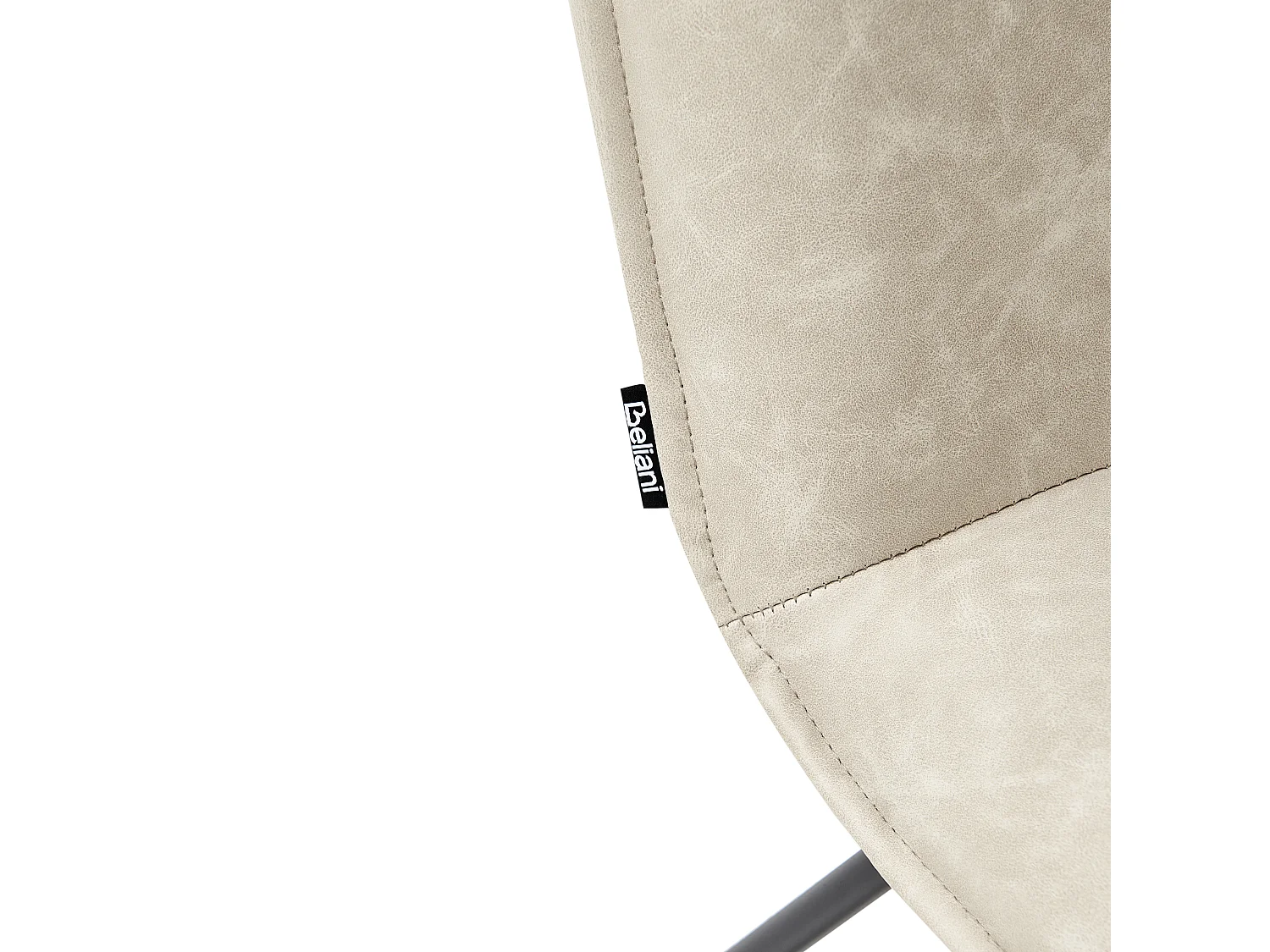 Sessel COTULLA Kunstleder Hellbeige