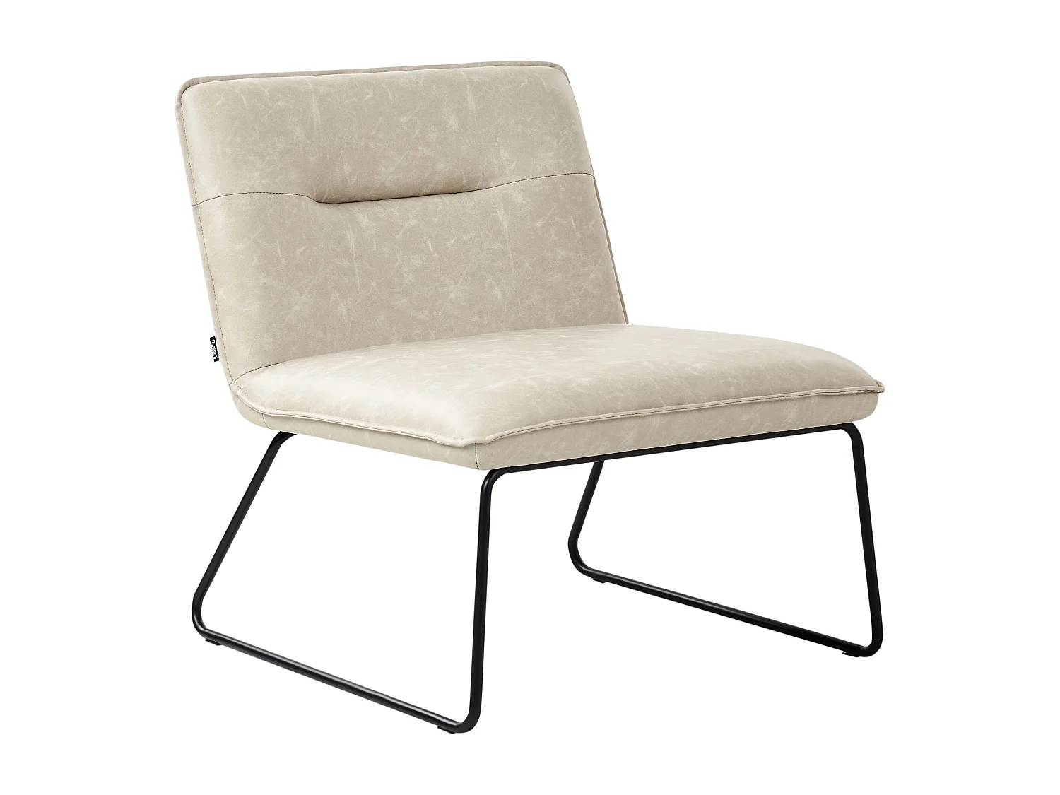 Fauteuil COTULLA Kunstleer Lichtbeige