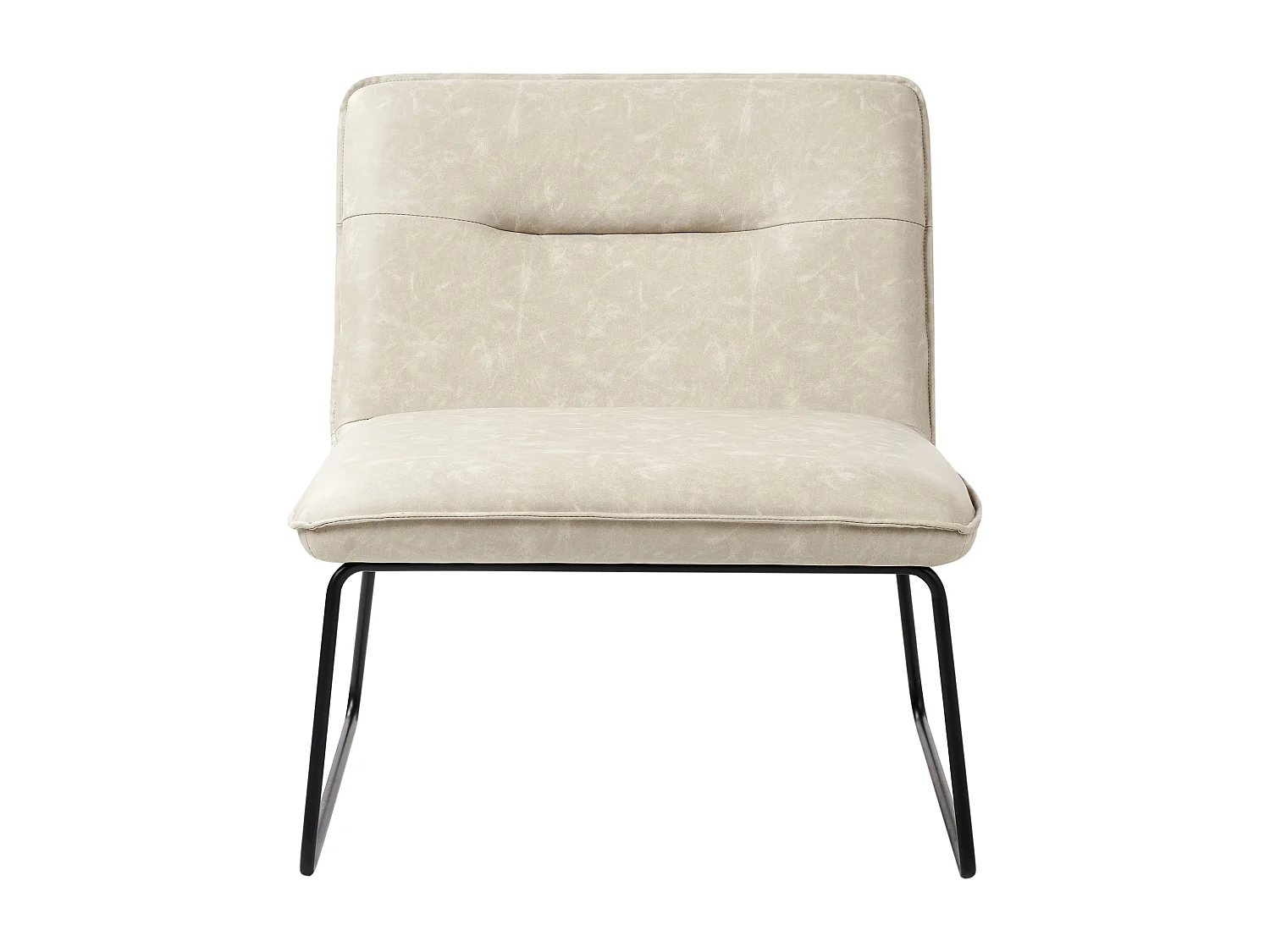 Fauteuil COTULLA Kunstleer Lichtbeige
