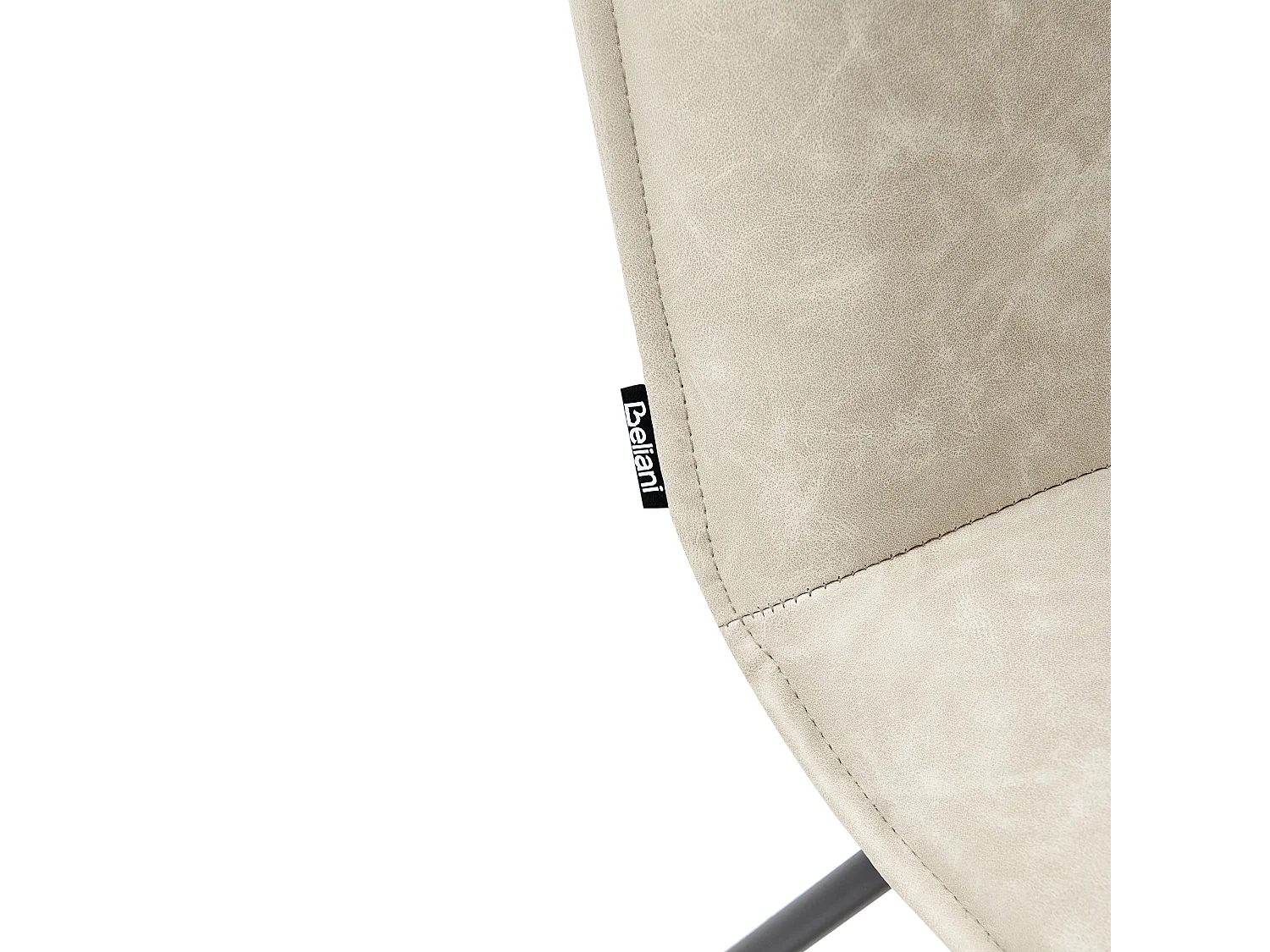 Fauteuil COTULLA Kunstleer Lichtbeige