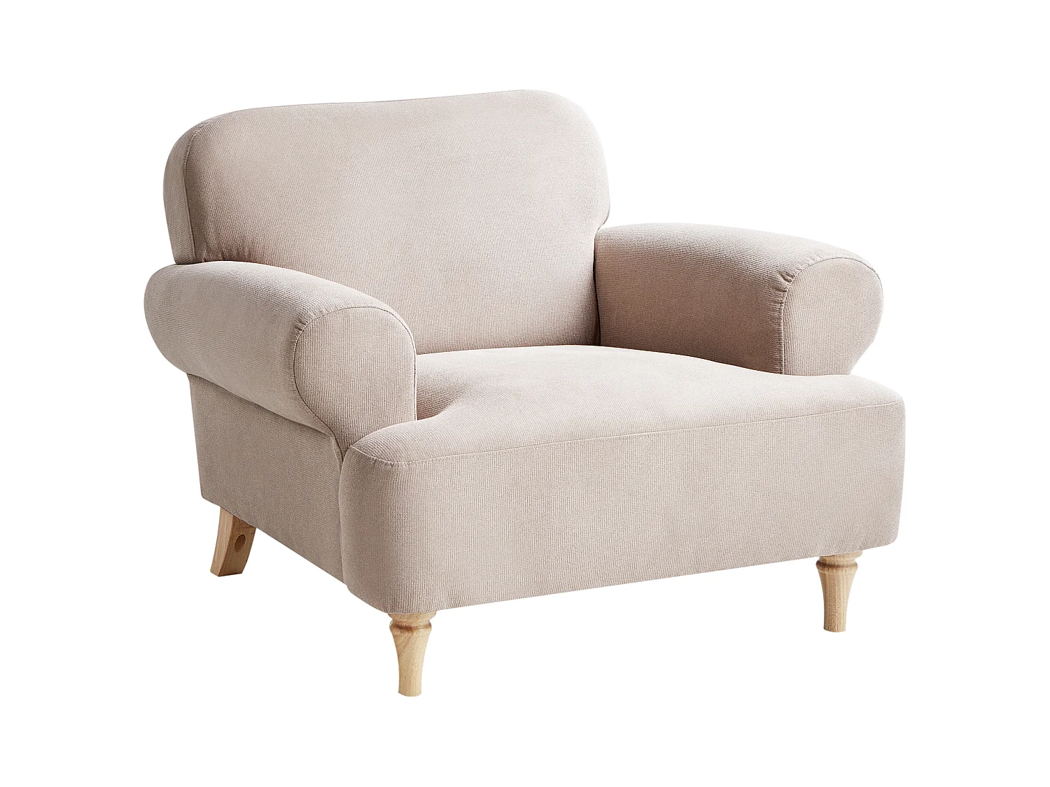 Fauteuil KIBERG Tissu Taupe