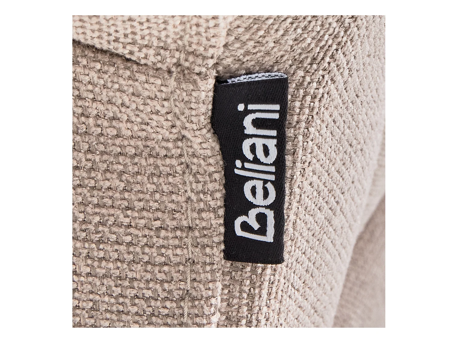 Sessel Stoff beige taupe mit Armlehnen helle Holzbeine gedrechselt Retro Kiberg