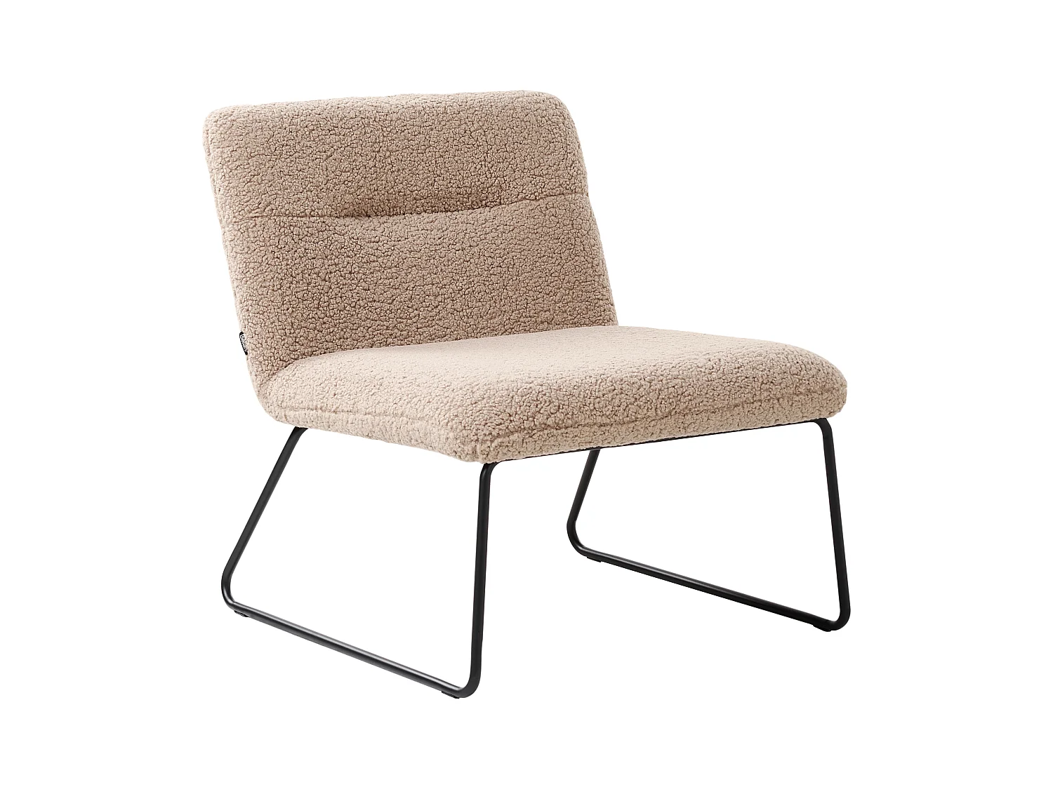 Fotel COTULLA Boucle Beżowy