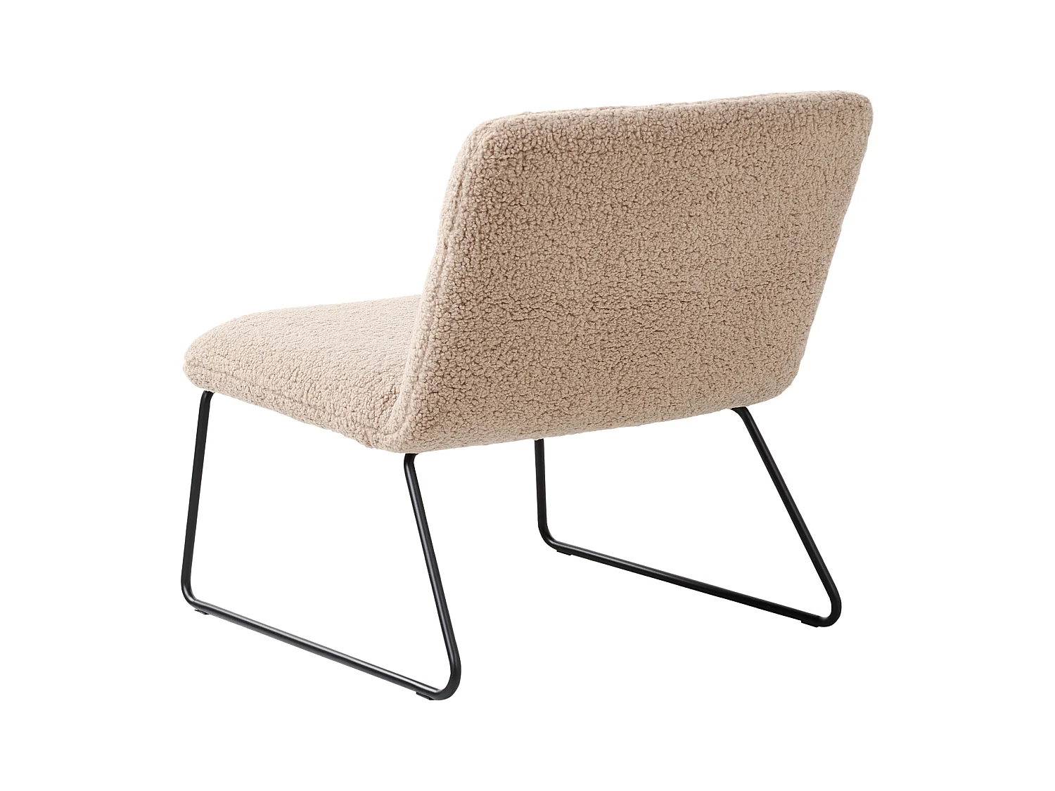 Fotel COTULLA Boucle Beżowy