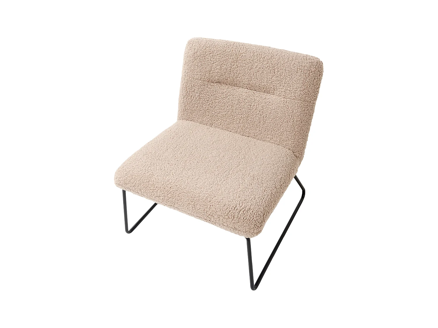 Fotel COTULLA Boucle Beżowy