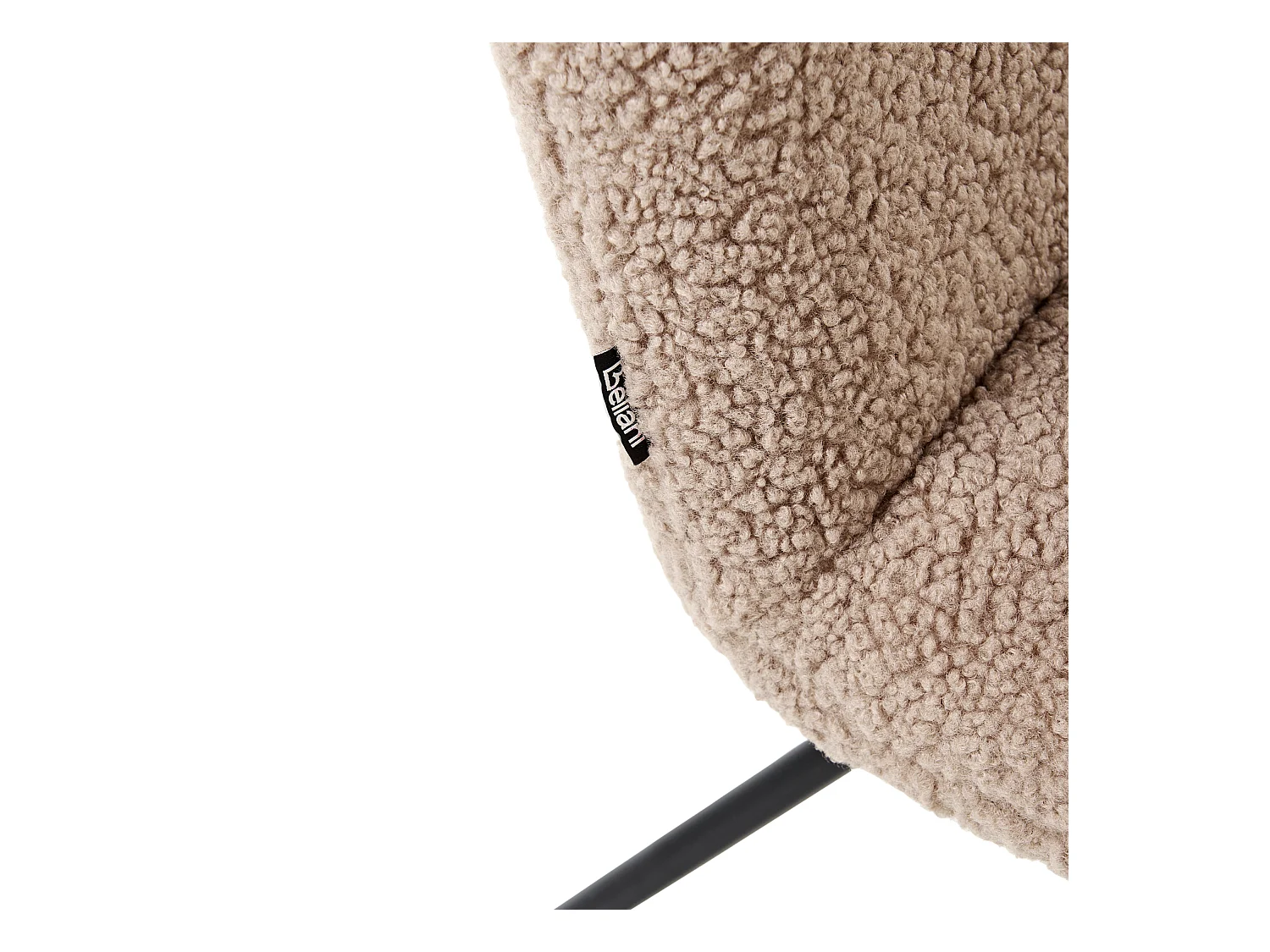 Fotel COTULLA Boucle Beżowy