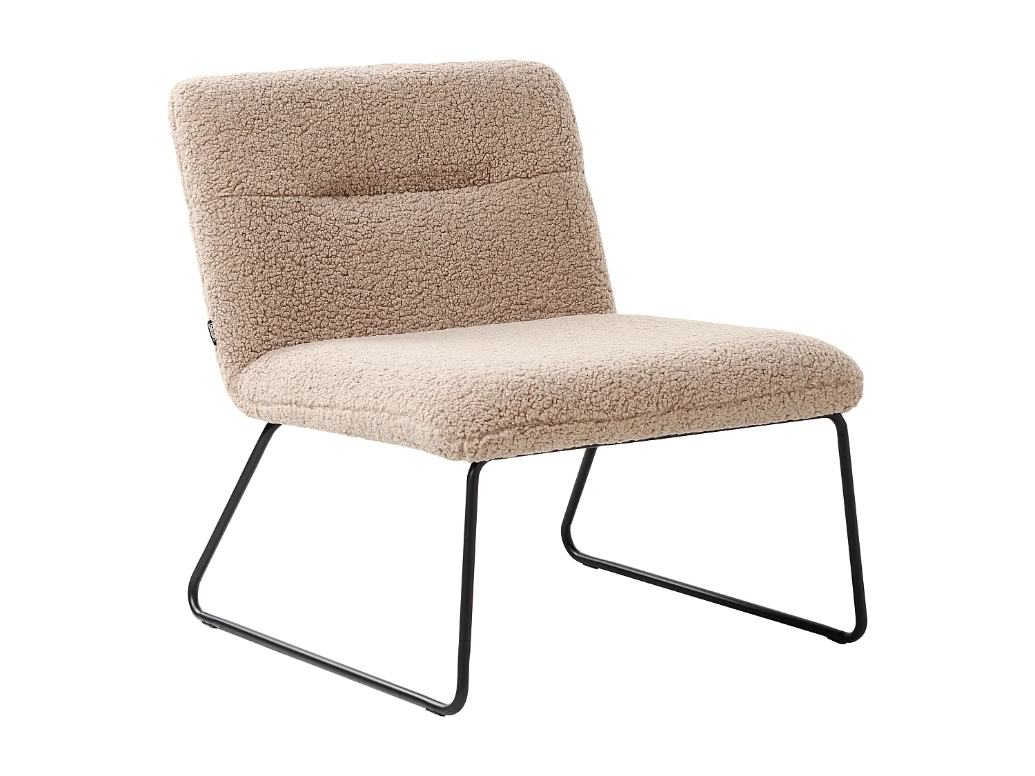 Fauteuil COTULLA Bouclé Beige
